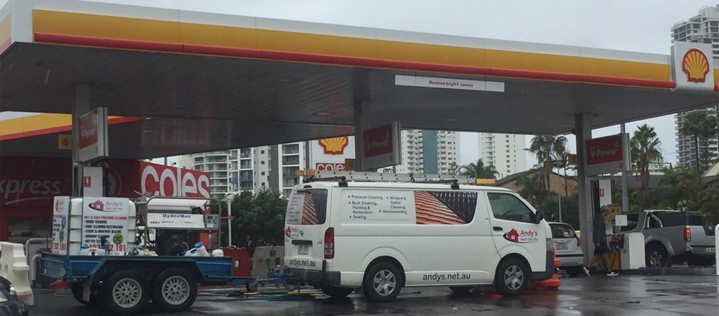 Andy's Service Coles Express/Shell Pressure Clean